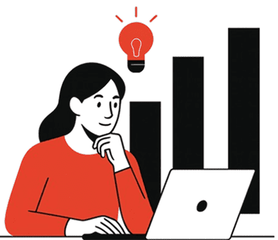 Website Performance Statistics Illustration